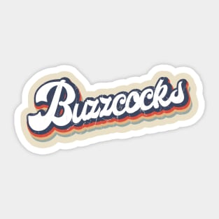 KakeanKerjoOffisial VintageColor Buzzcocks Sticker